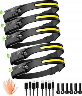 Ms-td01 Mollo Headlamp Rechargeable 230 Wide Beam Head Lamp Portable Lightweight Headlaght