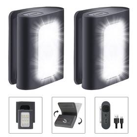 Molrebe 973365304769 Clip On Running Lights 2pack Rechargeable Night Light With Strong Magnet Ref