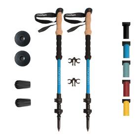 Montem 724103347236 Ultra Light 100% Carbon Fiber Trekking Walking And Hiking Poles - On