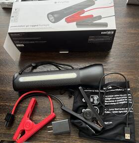 401107454 Mophie Powerstation Go Rugged Flashlight Built In Battery Charger/jump Start Use