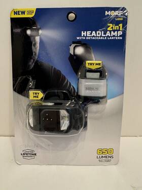 Morf 704673988923 2in1 Headlamp With Detachable Light