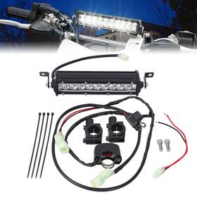 Mtp-m00w0810 Motoparty Dirtbike Headlight Bar Kit For Klx110 Crf110 Ttr110 Yz250f 60w 250