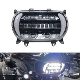 Motosikleta 502402260102 Led Headlight With Integrated High Low Beam Turn Signasl Lights Running Light