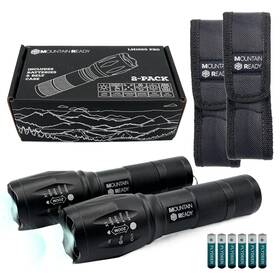 Mr-lm1000-pro Mountain Ready Led Flashlight Bright Zoomable High Lumen 5-mode Tactical &