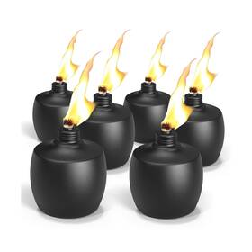 Zmyg-6p Mqkiwao 6-pack Citronella Tabletop Torches 21 Oz Table Top For Outdo