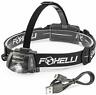 Mx20 Foxelli Usb Rechargeable Headlamp Flashlight Lumen Up To Hours