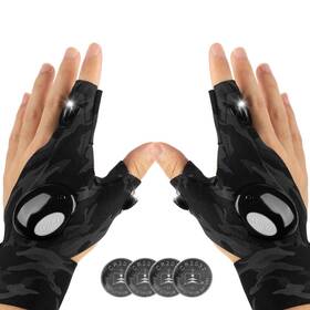 Ml0098 Myl Led Flashlight Gloves Gifts For Men Dad Father Boyfriend Husband Uni