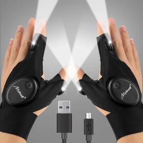 Gloves-ml0103 Mylivell Handsfree Led Flashlight Gloves Unique Gift For Men Women Dad Him Bo