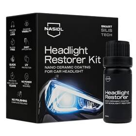 Nasiol 680256692543 Headlight Restorer Nano Ceramic Restoration And Protection Kit Easy