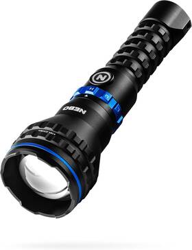 Mz60 Nebo 445042597522 Luxtreme Blueline Rechargeable Powerful 500 Lumen Half-mile Beam Flashlig