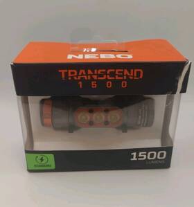 Nebo 643567002123 Transcend Black Orange 1500 Lumens Rechargeable Usb Waterproof Headlamp