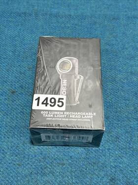 Neb-hlp-0002 Nebo New Rebel 600 Lumen Rechargeable Head Lamp Task Light
