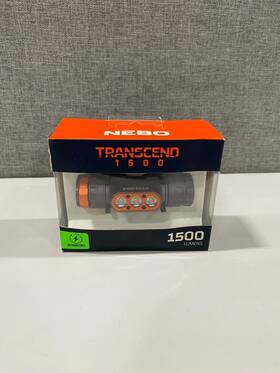 Neb-hlp-1001 Nebo Transcend 1500 Usb Rechargeable Headlamp For Camping Hiking Caving