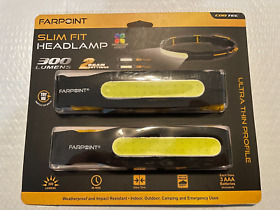 New 2-pack Farpoint Slim Fit Headlamps 2 Beam Settings 300 Lumens
