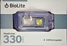 3644 New Bio Llite Grey Headlamp 330 Lumens No-bounce Rechargeable Head Light #3644