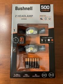 Modes-500 New Bushnell Headlamp Combo-4 Light Lumens