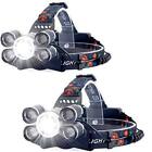 Newest Headlamp Flashlight 12000 Lumen Best Improved Led With Rechargeable