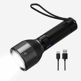 Zes0417 Nextool Rechargeable Led Flashlight 2000 High Lumens 5 Modes 5000mah Battery