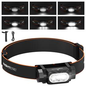 Neya500-cl-10 Nighteye Led Headlamp Head Band Lamp Headlight Torch Flashlight Camping Light