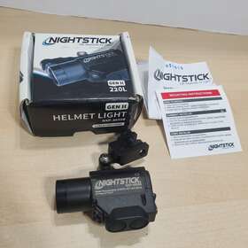 Nsp-4650b Nightstick Helmet Light Black 220 Lumens Nfpa Certified