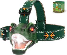 Wp-23 Niovexium Led Dinosaur Headlamp For Kids Childrens Toy Flashlight T-rex Toys