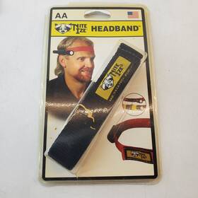 Nite Ize 094664720688 New Never Opened Headband Black Flashlight Holder Non-elastic Webbing