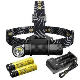 Nitecore 952506468089 1800 Lumen Led Headlamp With Dual Batteries And Usb Charger