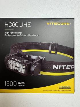 Hc60uhe Nitecore Hc60 Uhe 1600 Lumen Usb-c Rechargeable Headlamp