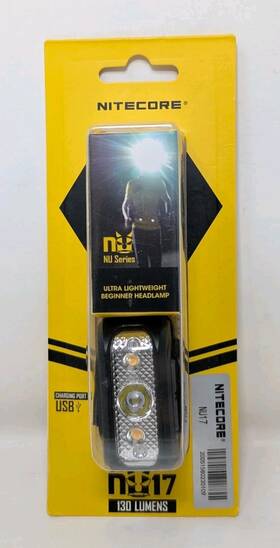 Xp-g2 Nitecore Nu17 130 Lumens S3 Led Compact Rechargeable Camping Headlamp