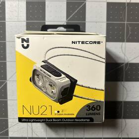 Nu21 Nitecore 360 Lumen Ultralight Rechargeable Headlamp White