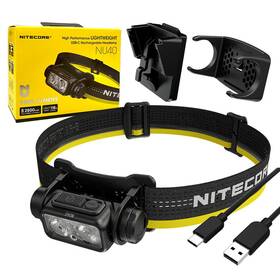 Nu40 Nitecore High Performance Lightweight Usb-c Rechargeable Headlamp - 1000 Lu