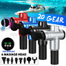 Nmx5179686 Heads Rechargeable Therapy Massage Gun Muscle Fascial Massager Pain Cn