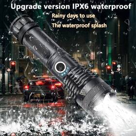 No 726798618653 120000 Lumens Powerful Flashlight Rechargeable Super Bright Camping Led