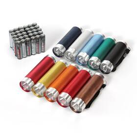 No 793879304798 Led Flashlights 10 Pack 50 Lumens Multicolor Compact Lights For Camping
