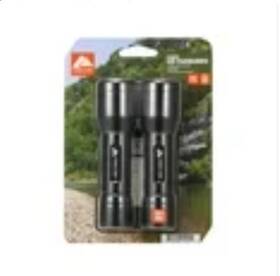 No 810156210419 500 Lumen Led Flashlight Set - 2 Pack With Batteries Water-resistant And Durable