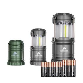 No 922010806949 3 Pack Aaa &aa Batteries Led Camping Lanterns