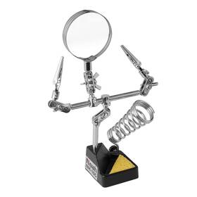 Nh-10g Noah 3-in-1 Helping Hands Magnifier With Dual Adjustable Alligator Clips In 2