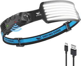 Td-0123 Nobrand Rechargeable 6led 230 Headlamp Motion Sensor Waterproof