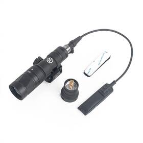 385-bk Nobuhiro M300w 400 Lumens Tactical Flashlight With Strobe/constant White Ligh