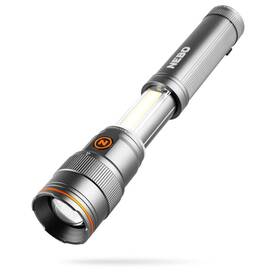 Neb-wlt-0025 Non-brand Nebo Slide 500 Lumen Cob Led Gray Rechargeable Handheld Flashlig