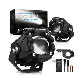 A500-wl1-1d Novsight Led Pods Lights Driving - 2ftft With 8 Light Modes 2 Kinds Brac