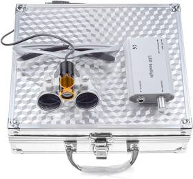 Nski-008-2.5x Nski 2.5x Loupes Magnifying Glasses 5w Lamp Belt Clip Type With Filter Aluminu