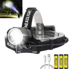 Xhp70.2 Nucwo 797034317951 1200000 Lumens Headlamp Rechargeable Super Bright Powerful Led Headla