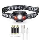 Ny-d41 Intey Modes Led Headlamp Waterproof Usb Rechargeable White Red Lights