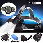 Oan4246957 Led Headlamp Headlight Lamp Torch Flashlight Charger Set 6247817835126