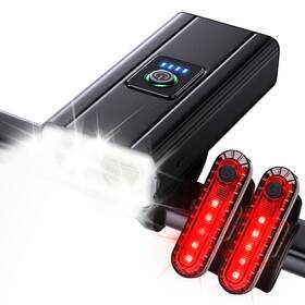 Ocomcap 854793261597 Bike Headlight For Night Riding 9000 Lumens Waterproof Usb Rechargeable P