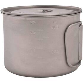 Olicamp Ts6-900ml Titanium Space Saver Camping Cooking Pot With Lid