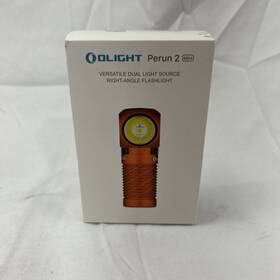 1100 Olight 975498000594 Perun 2 Mini Lumens Rechargeable Led Headlamp Orange Flashlight New