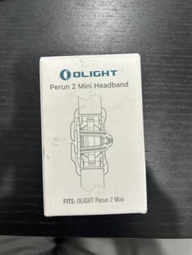 Olight 975498001843 New Perun 2 Mini Headlight Headband Black