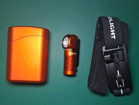 1250l Olight 977261692395 Perun 3 Mini Orange Premium Cw Headlamp/flashlight Red/white Led